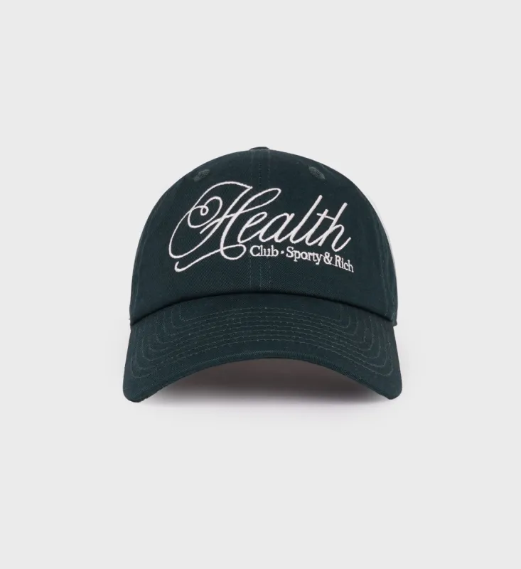 Health Script Hat - Forest/Cream sold by Sporty and Rich