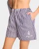 Vendome Poplin Short - Navy Stripe/White sold by Sporty and Rich