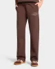 Oval Health straight leg sweatpant - Chocolate/Cream sold by Sporty and Rich