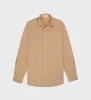SRC Oversized Shirt - British Tan/White sold by Sporty and Rich