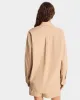 SRC Oversized Shirt - British Tan/White sold by Sporty and Rich