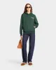 Health Script Hoodie - Forest/Cream sold by Sporty and Rich