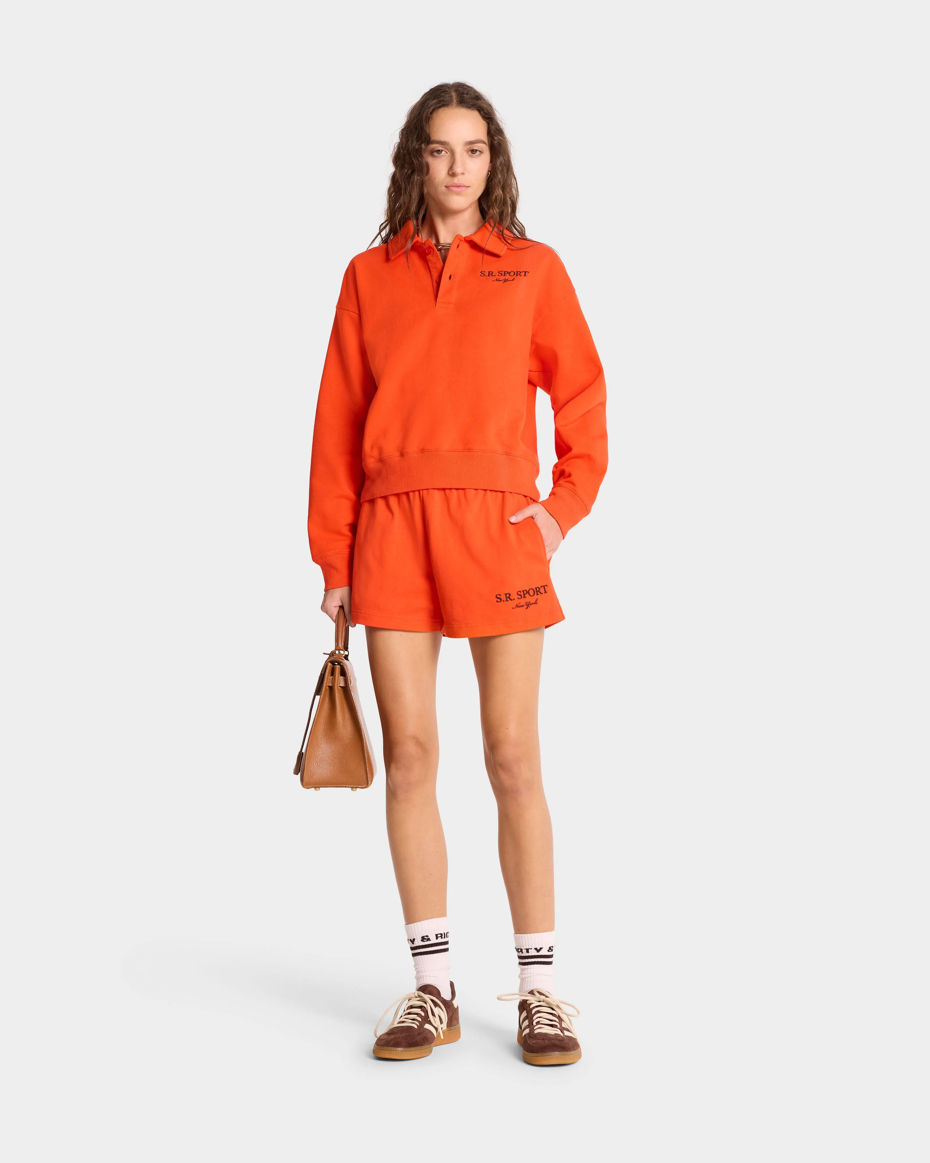 S.R. Sport Polo - Squash/Chocolate sold by Sporty and Rich product image thumbnail 4