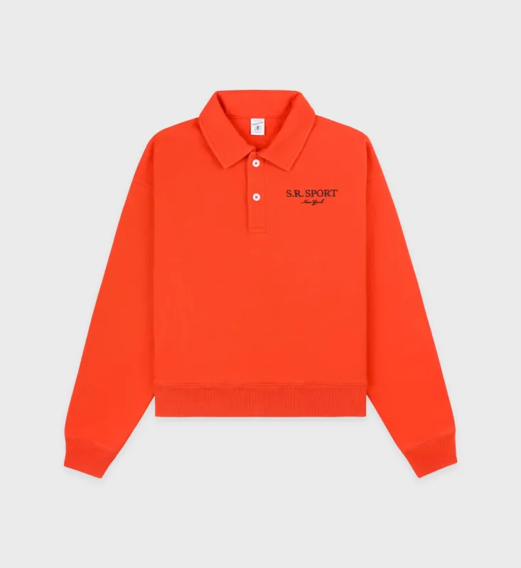S.R. Sport Polo - Squash/Chocolate sold by Sporty and Rich