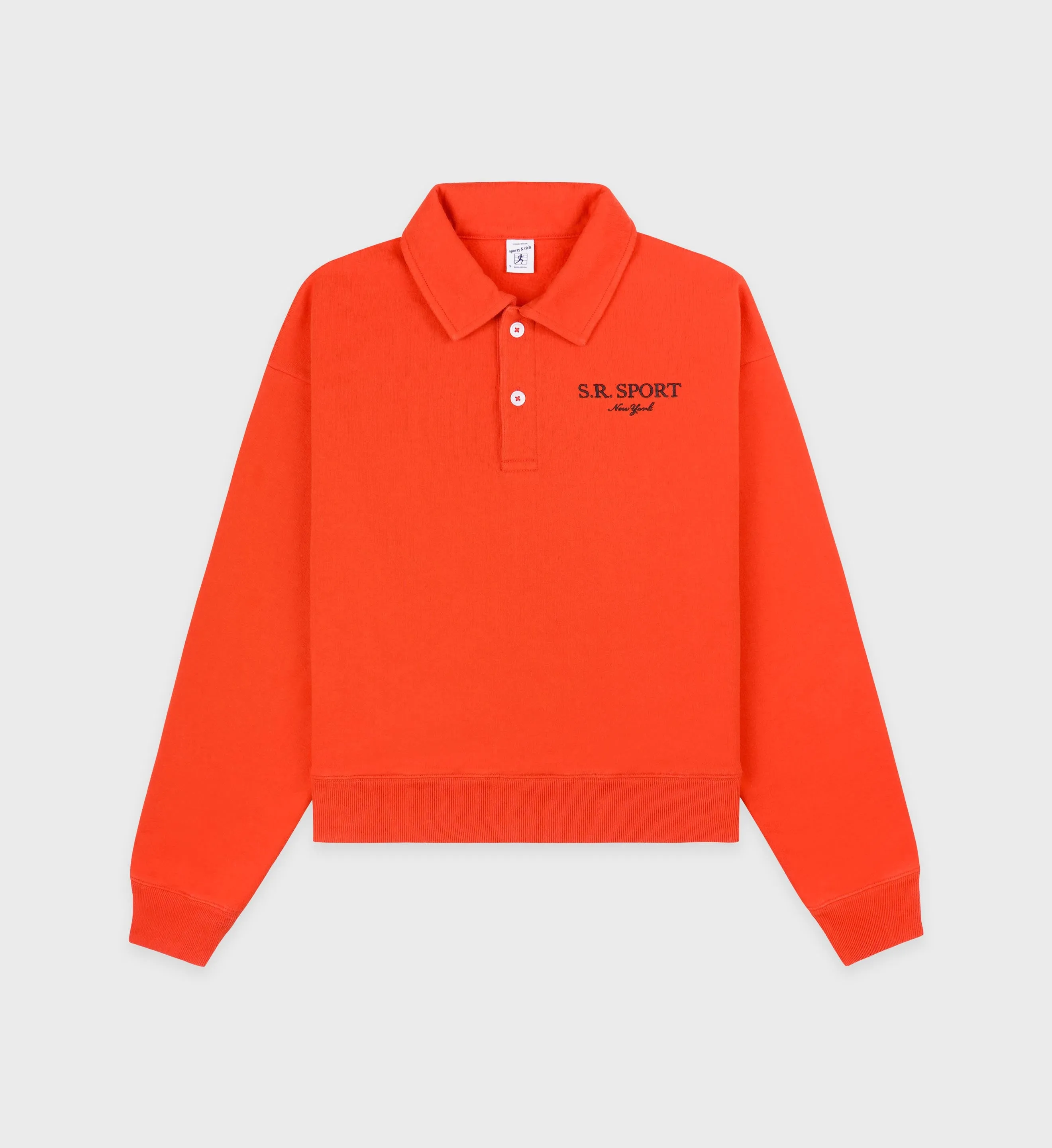 S.R. Sport Polo - Squash/Chocolate sold by Sporty and Rich