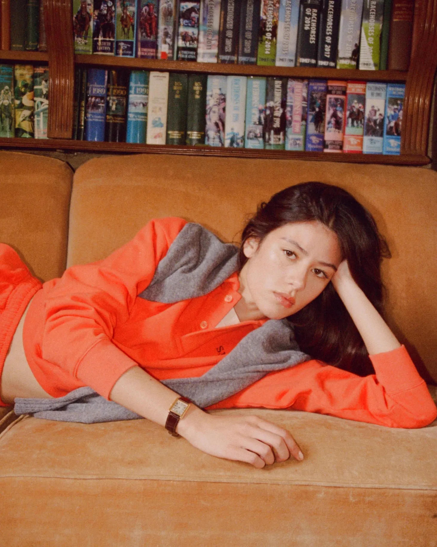 S.R. Sport Polo - Squash/Chocolate sold by Sporty and Rich product image thumbnail 2