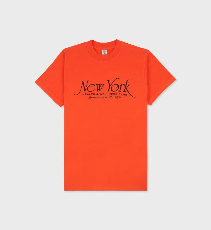 NY 94 T-Shirt - Squash/Chocolate sold by Sporty and Rich
