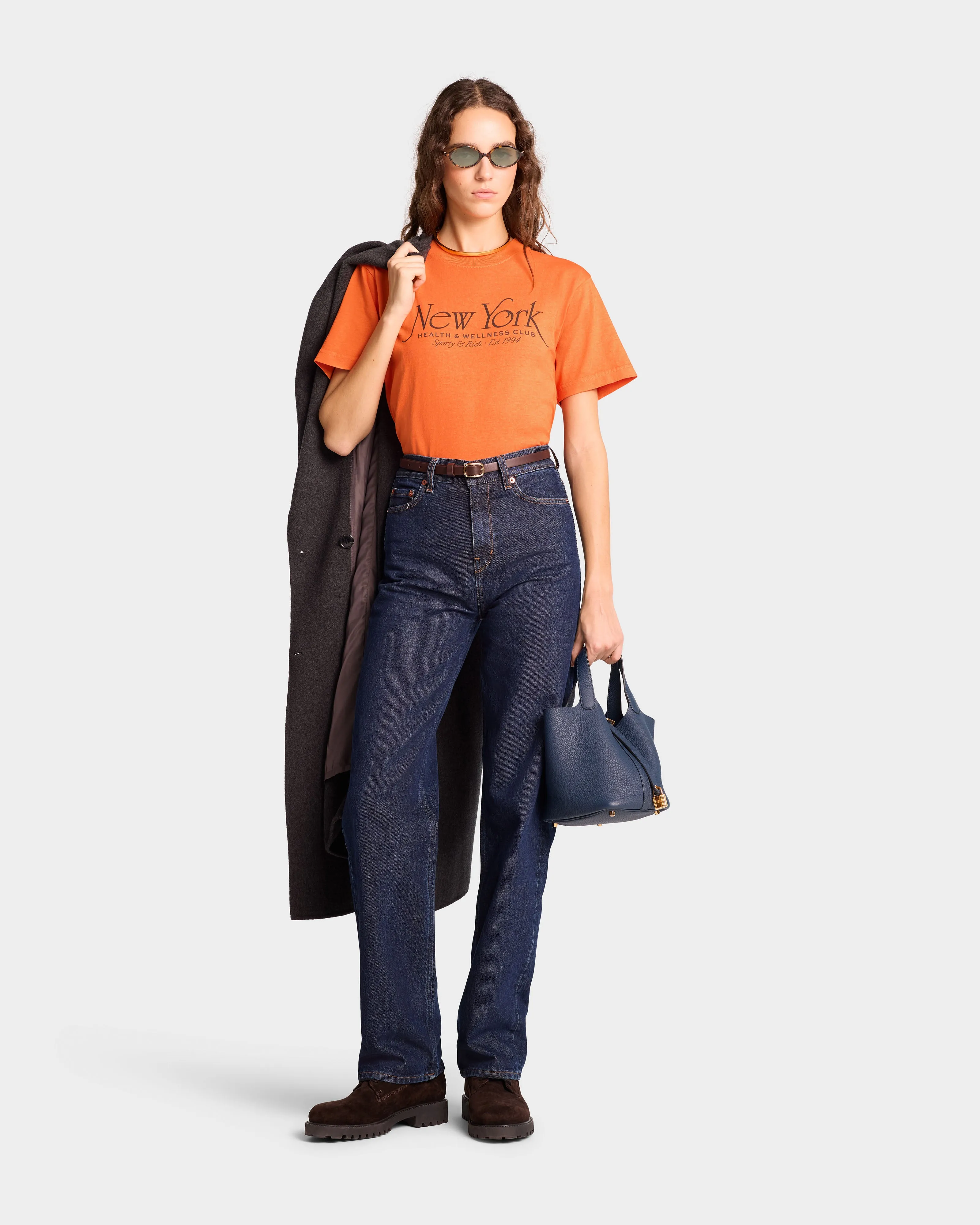 NY 94 T-Shirt - Squash/Chocolate sold by Sporty and Rich product image thumbnail 4