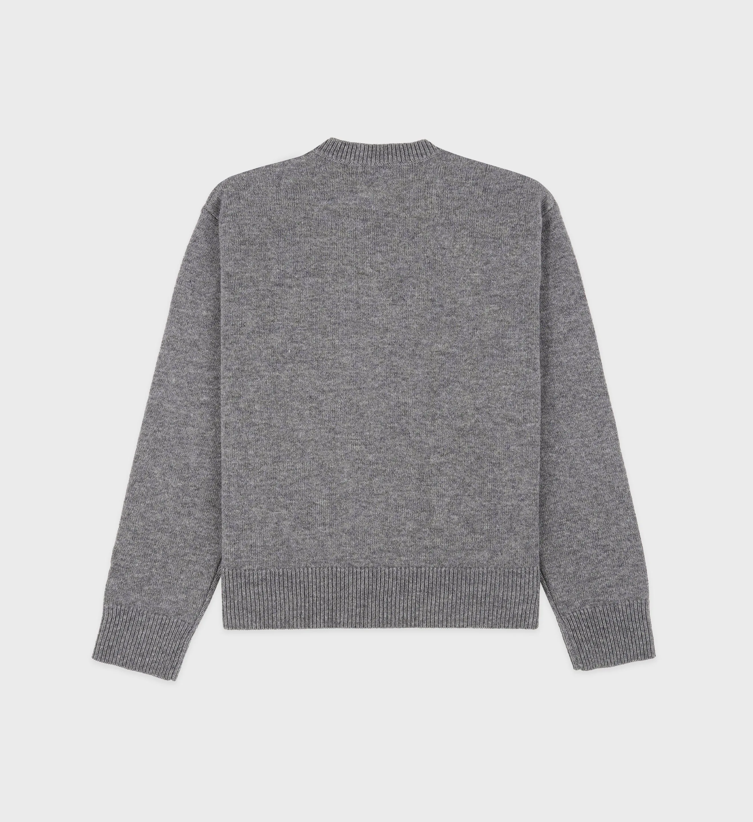 Serif Logo Argyle Sweater - Gray/Navy sold by Sporty and Rich product image thumbnail 5