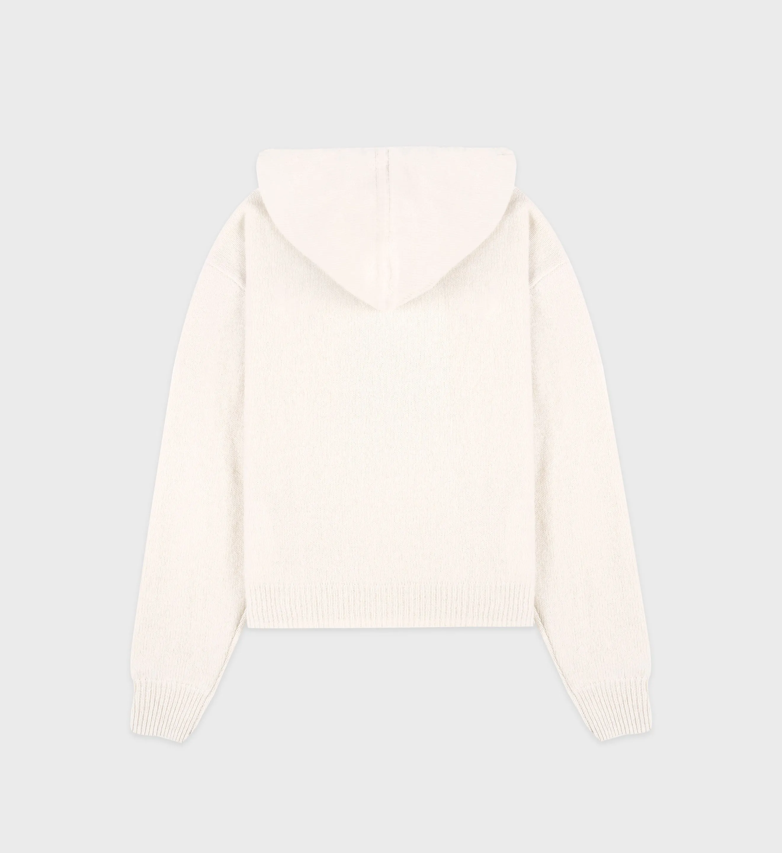 The Carlyle Crest Cashmere Hoodie - Cream/Forest sold by Sporty and Rich product image thumbnail 2