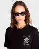 The Carlyle Crest T-Shirt - Black/White sold by Sporty and Rich