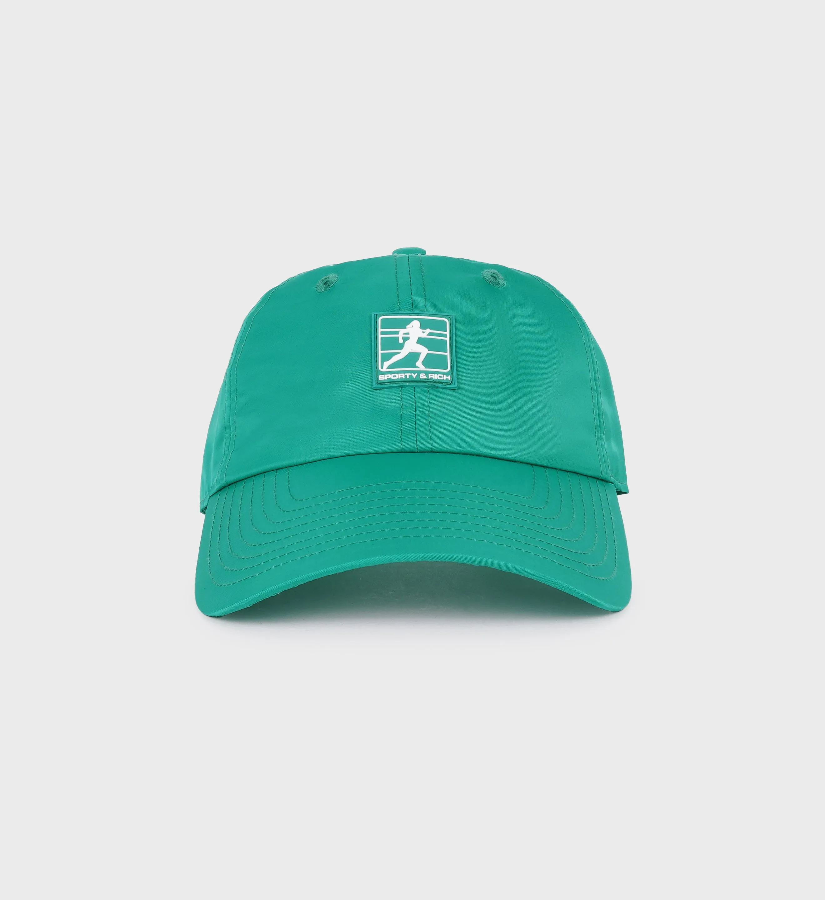 Running Woman Nylon Hat - Spring Green/White sold by Sporty and Rich