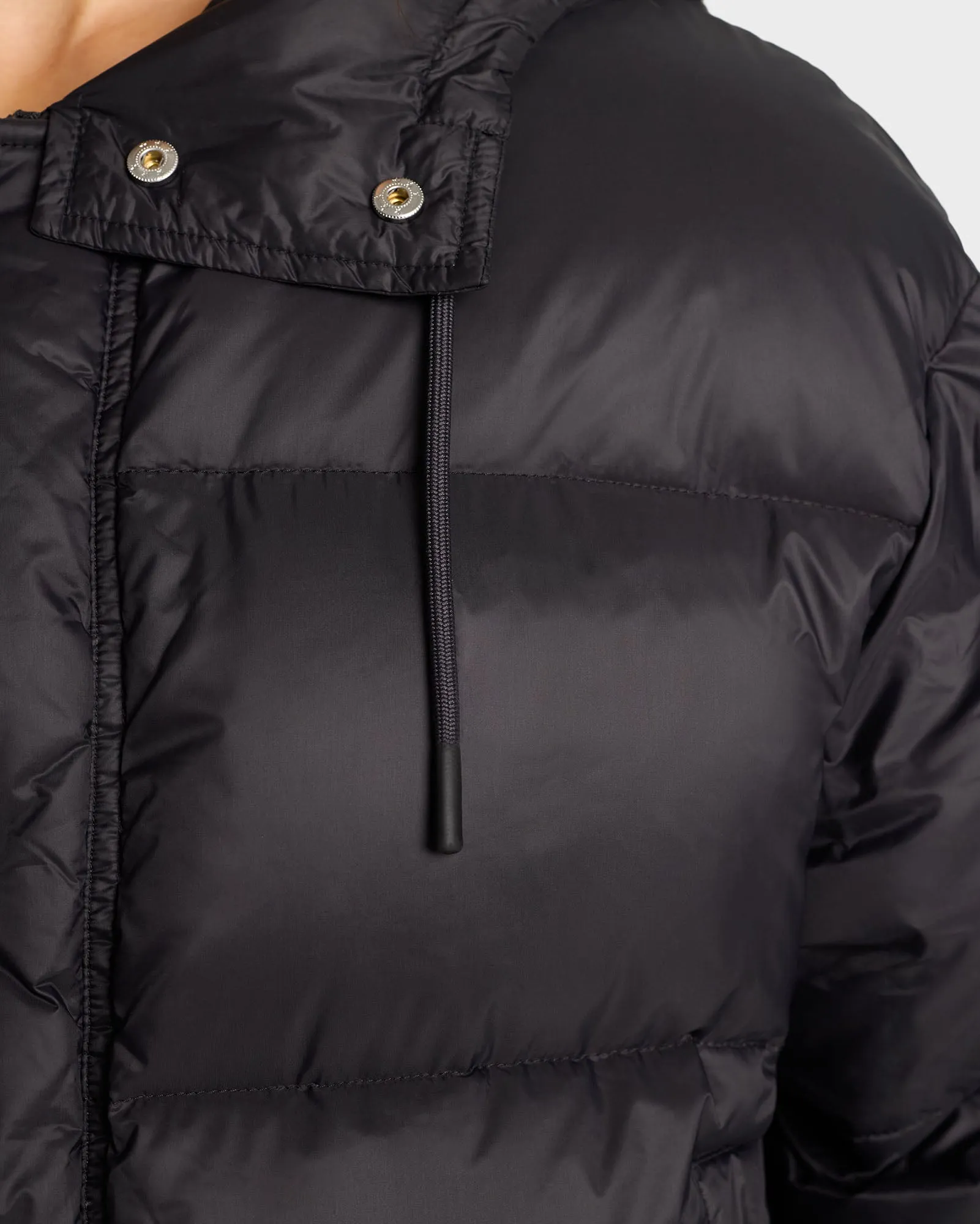 Running Woman Puffer Jacket - Black sold by Sporty and Rich product image thumbnail 5
