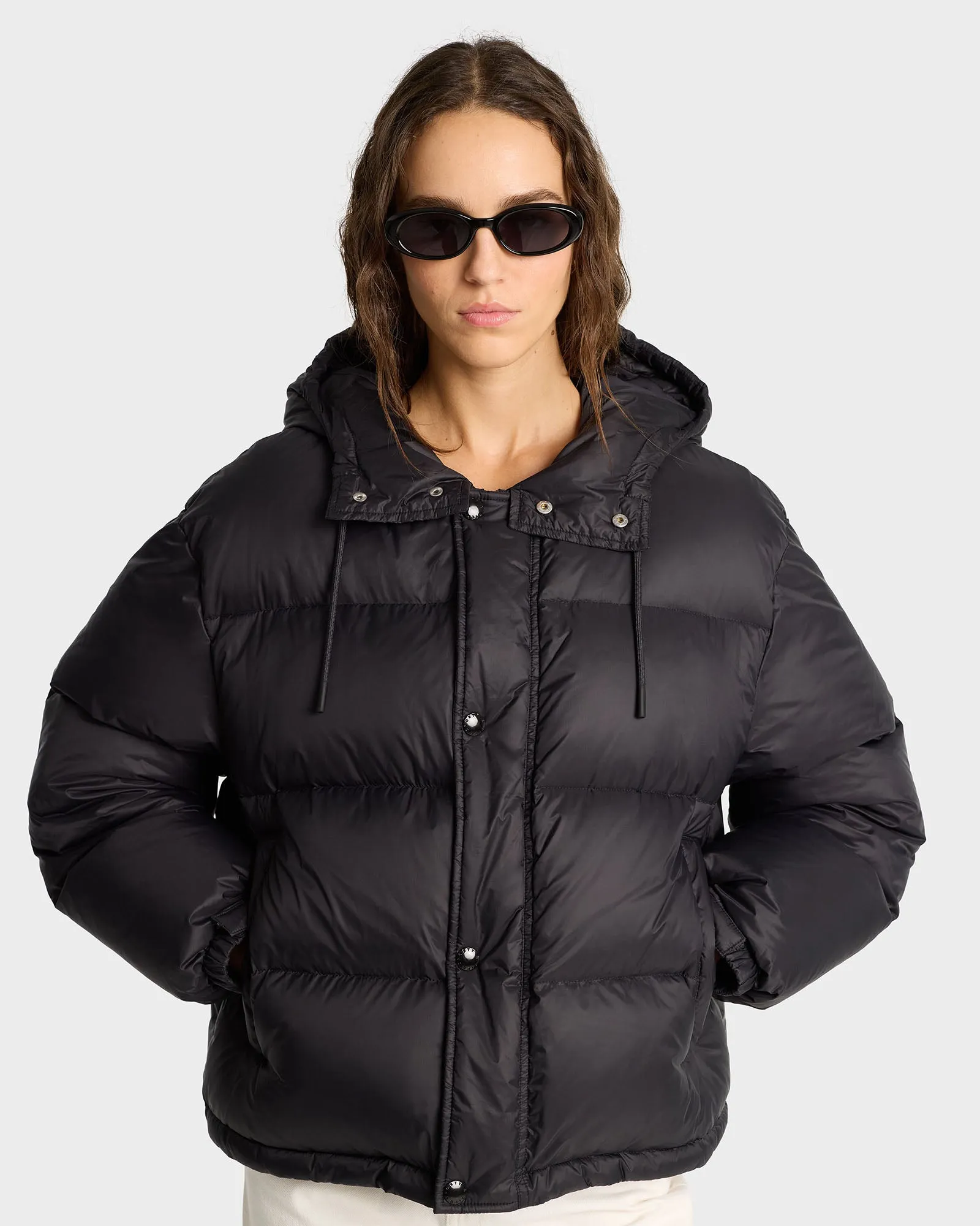 Running Woman Puffer Jacket - Black sold by Sporty and Rich product image thumbnail 4