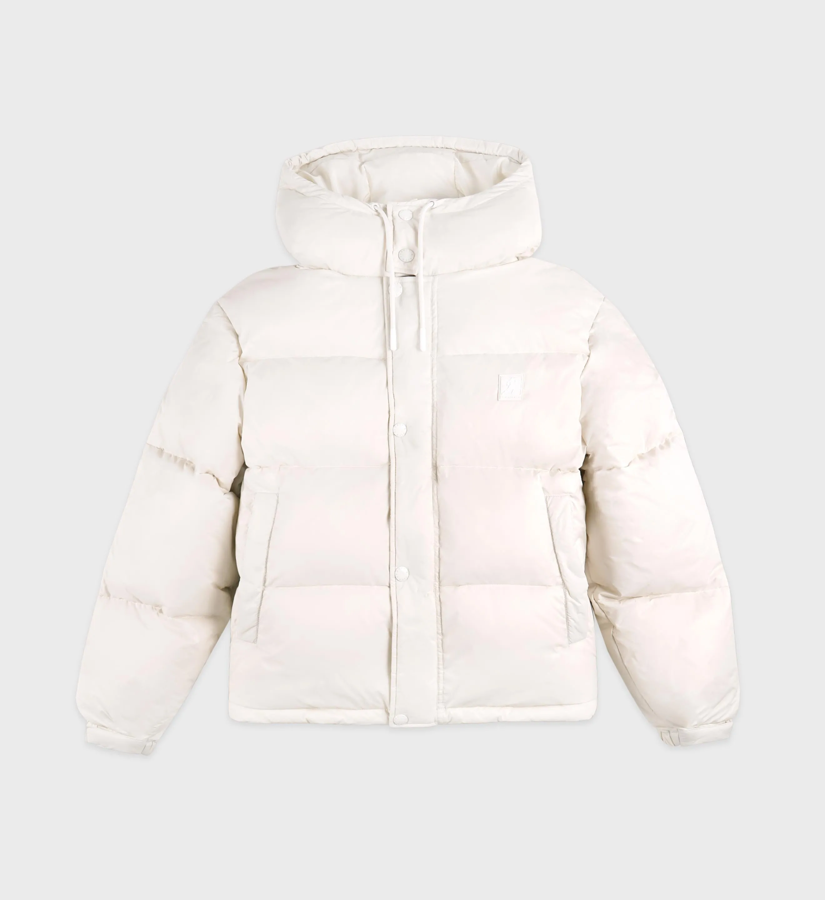 Running Woman Puffer Jacket - Off White sold by Sporty and Rich