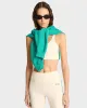 SR Runner Legging - Cream/Spring Green sold by Sporty and Rich