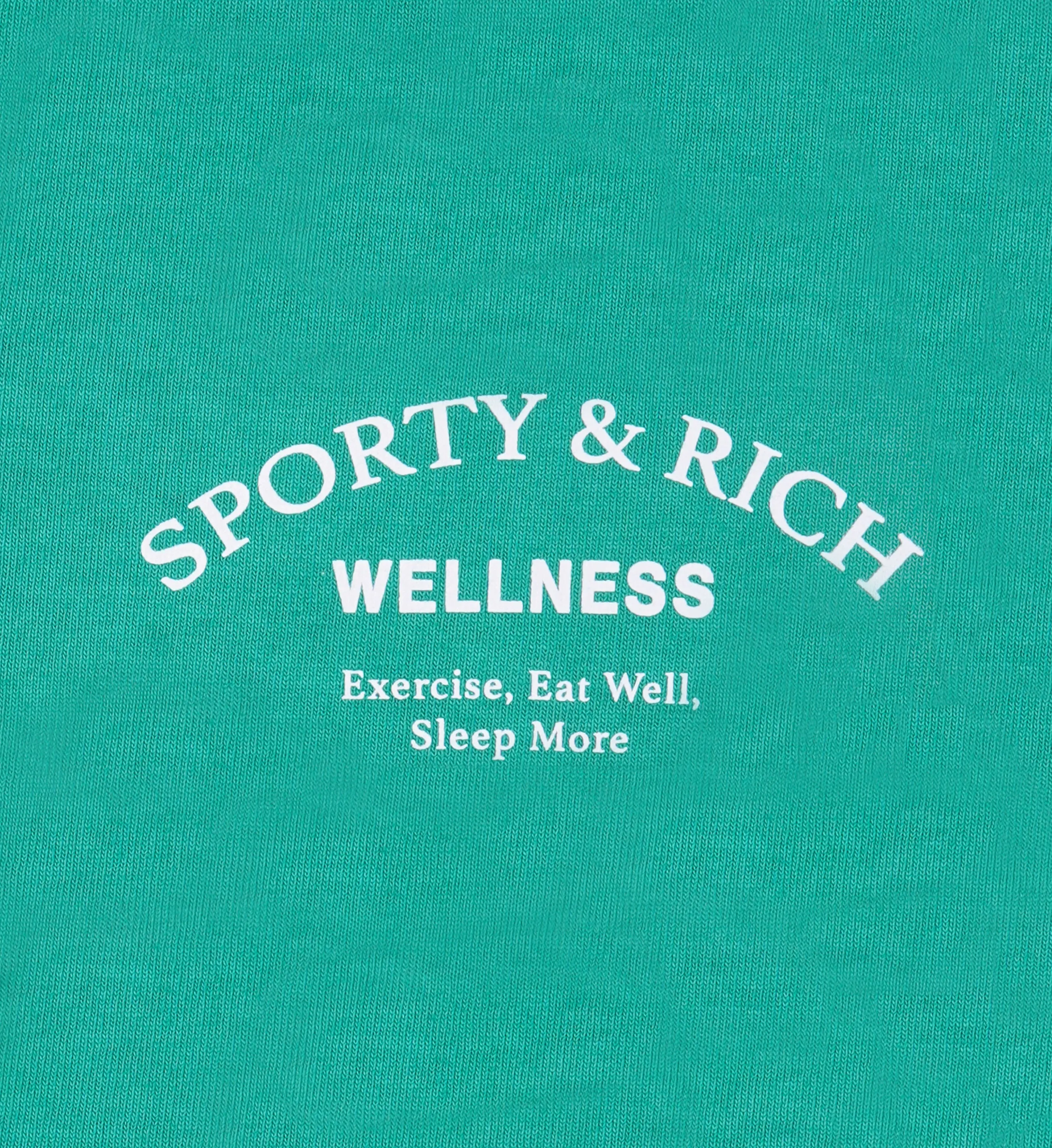 Wellness Studio Disco Shorts - Spring Green/White sold by Sporty and Rich product image thumbnail 3