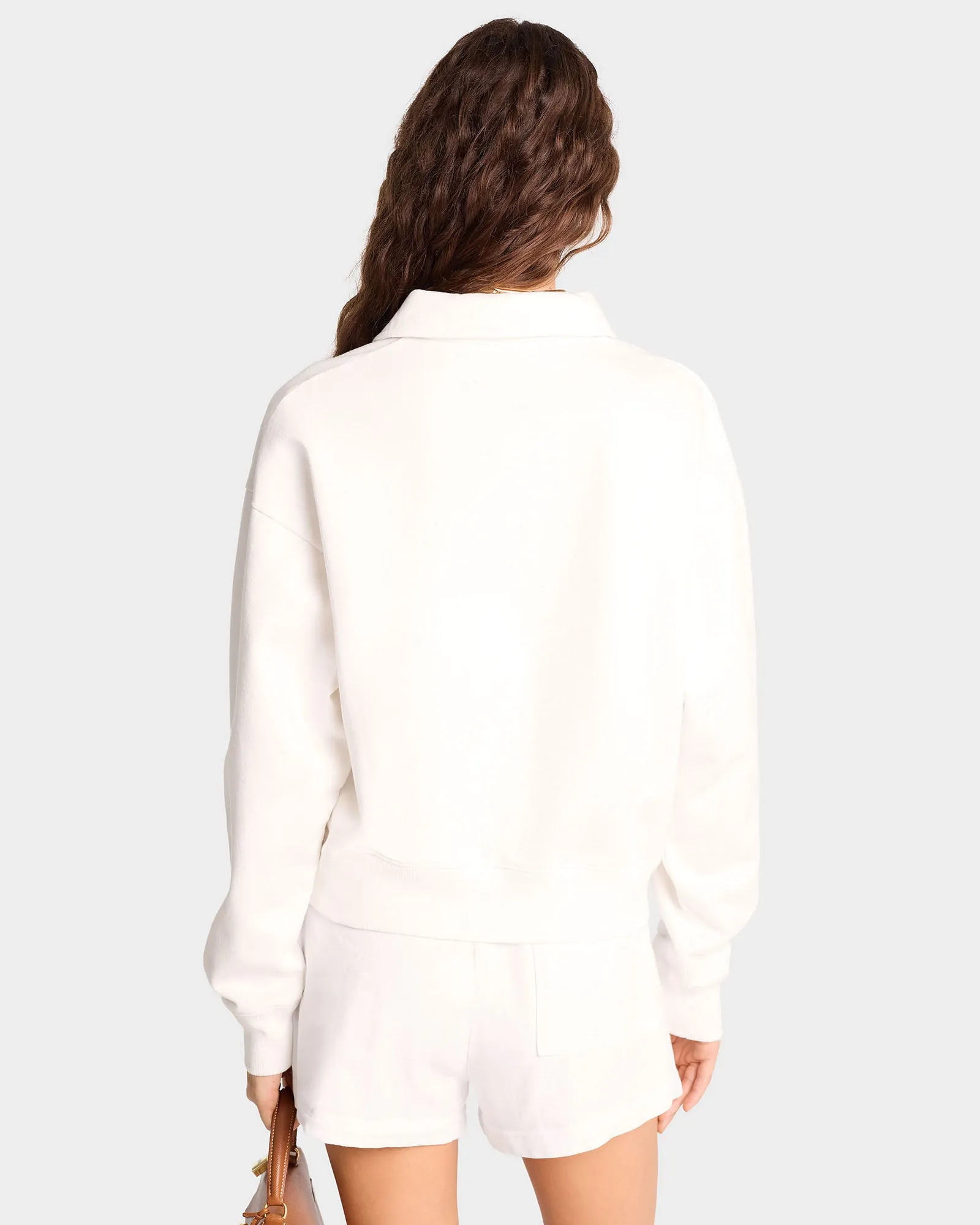 NY Health Club Polo - White/Navy sold by Sporty and Rich product image thumbnail 5