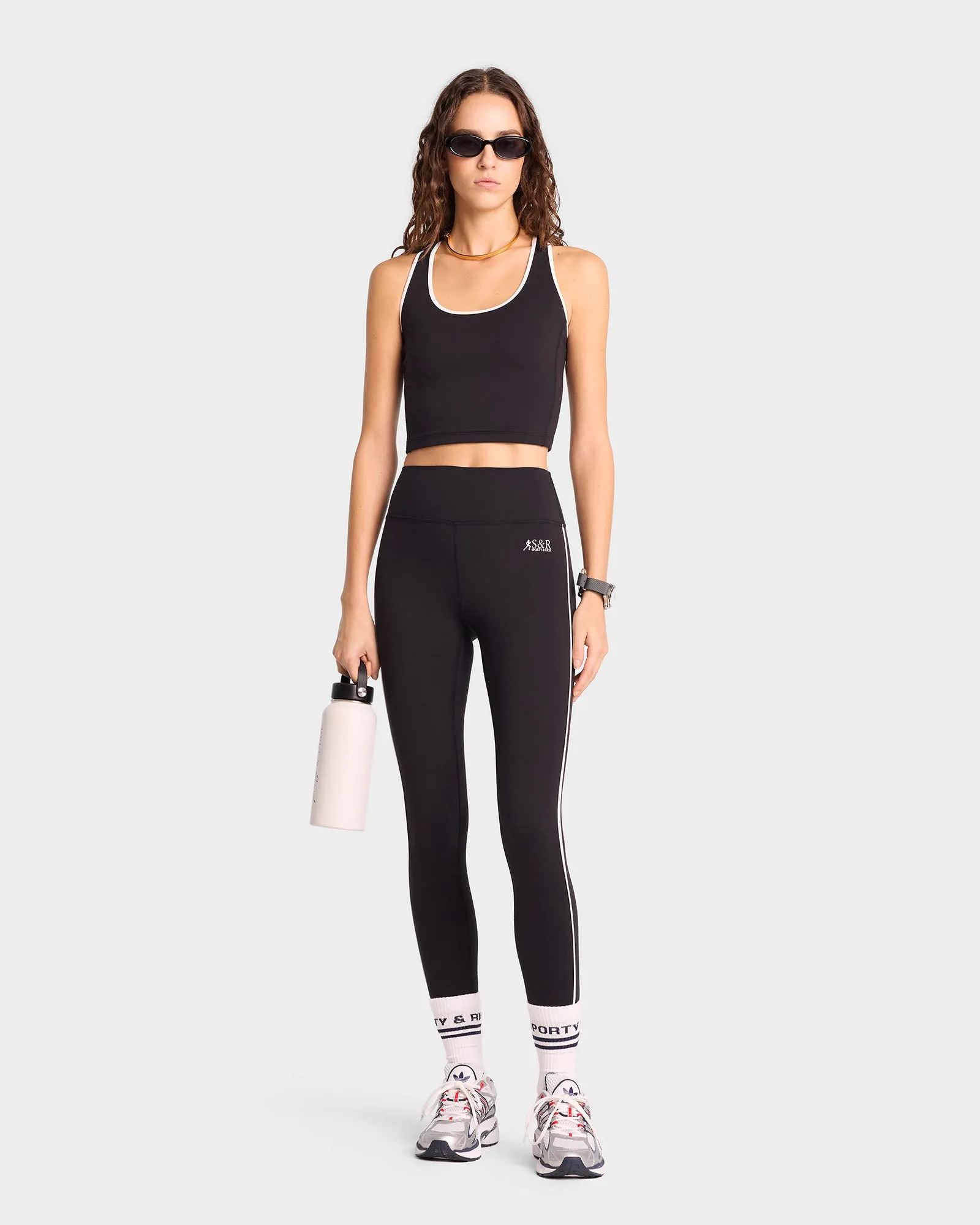 SR Runner Sports Tank - Black/White sold by Sporty and Rich product image thumbnail 2