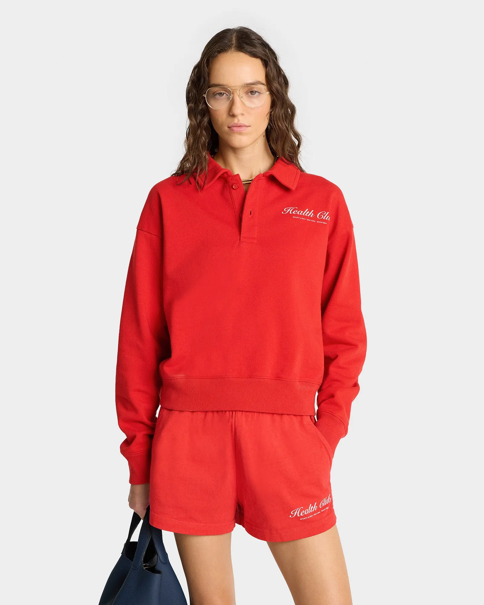 Plaza Polo - Ruby/White sold by Sporty and Rich product image thumbnail 4