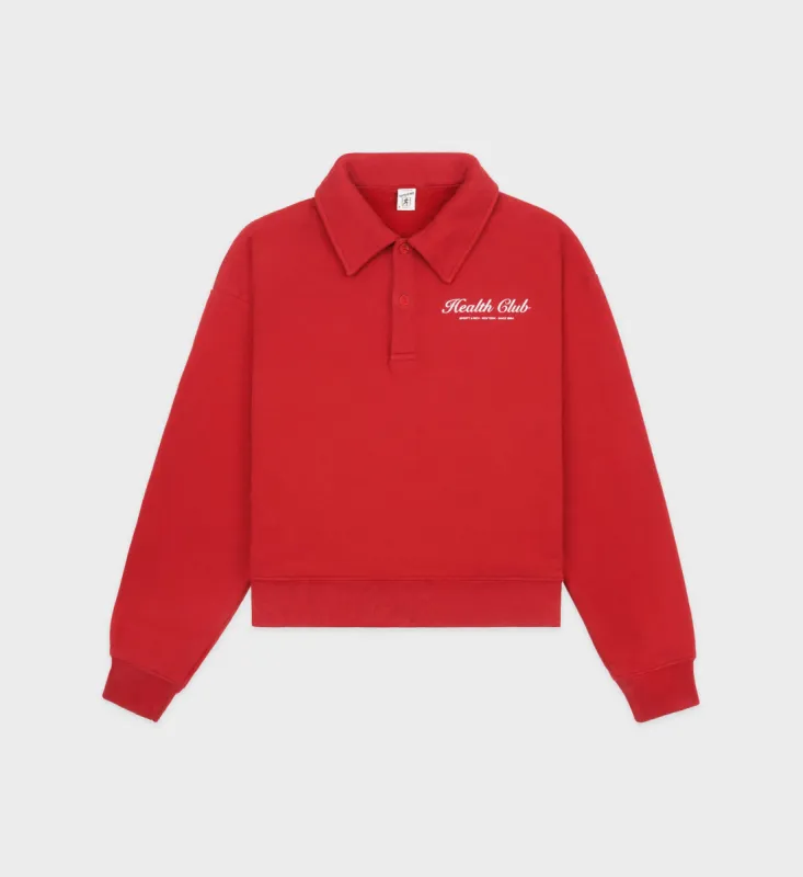 Plaza Polo - Ruby/White sold by Sporty and Rich