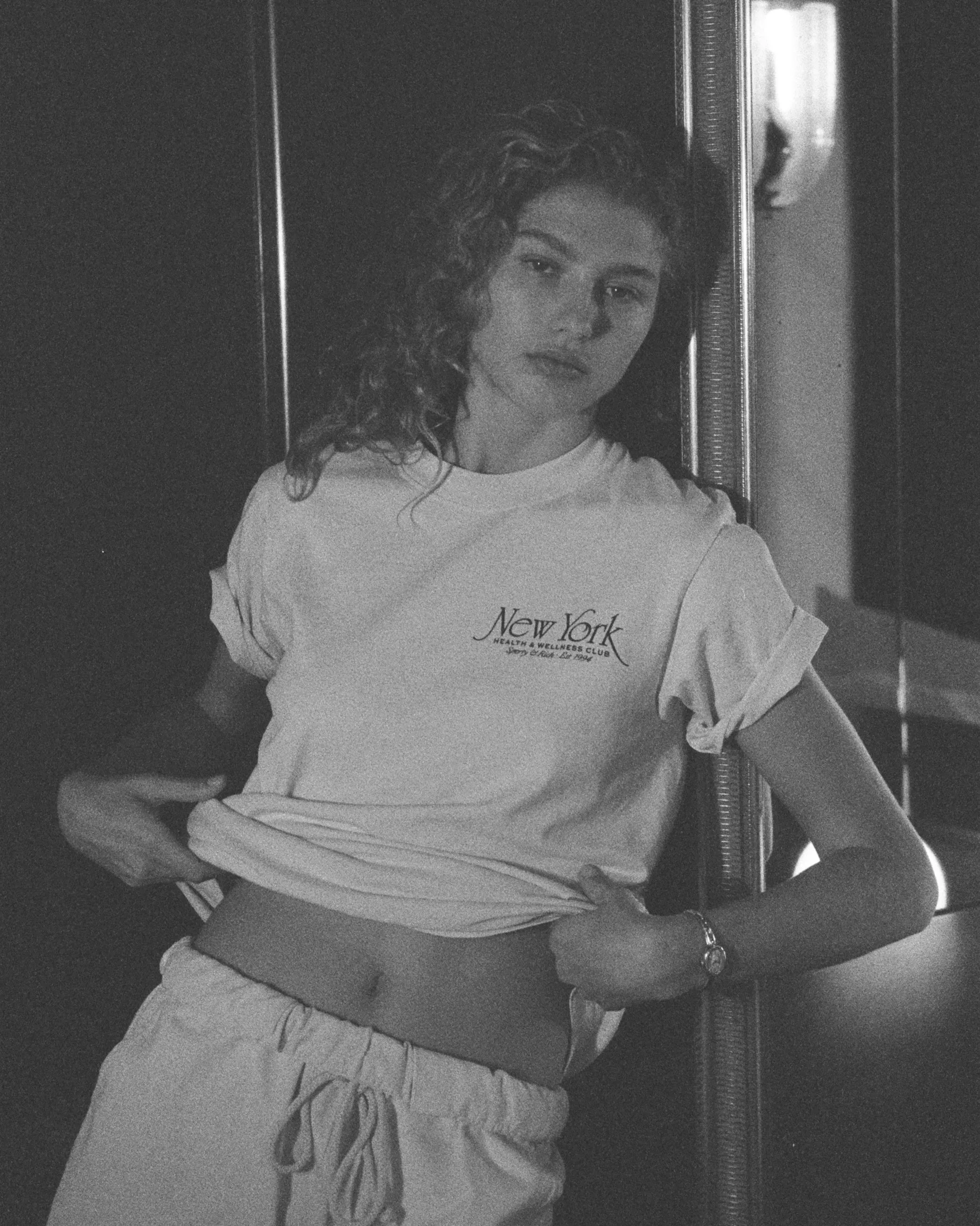 NY 94 T-Shirt - Cream/Navy sold by Sporty and Rich product image thumbnail 3