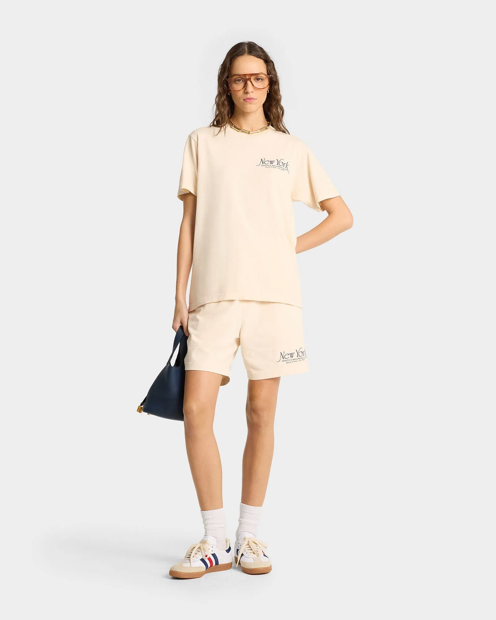 NY 94 T-Shirt - Cream/Navy sold by Sporty and Rich product image thumbnail 4