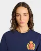 NY Crest T-Shirt - Navy/Gold sold by Sporty and Rich