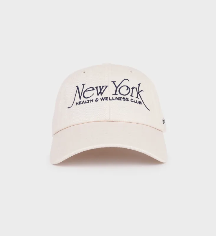NY 94 Hat - Cream/Navy sold by Sporty and Rich