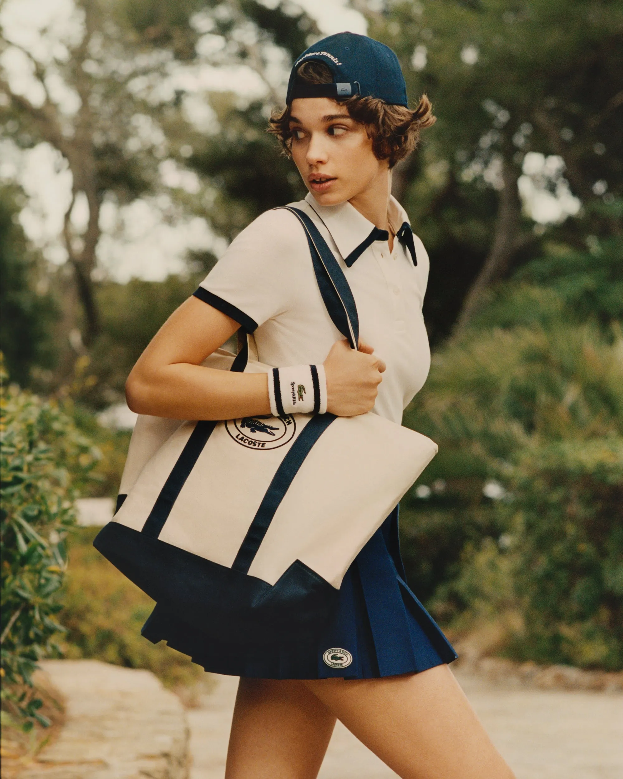 Piqué Polo - Farine/Marine sold by Sporty and Rich product image thumbnail 4