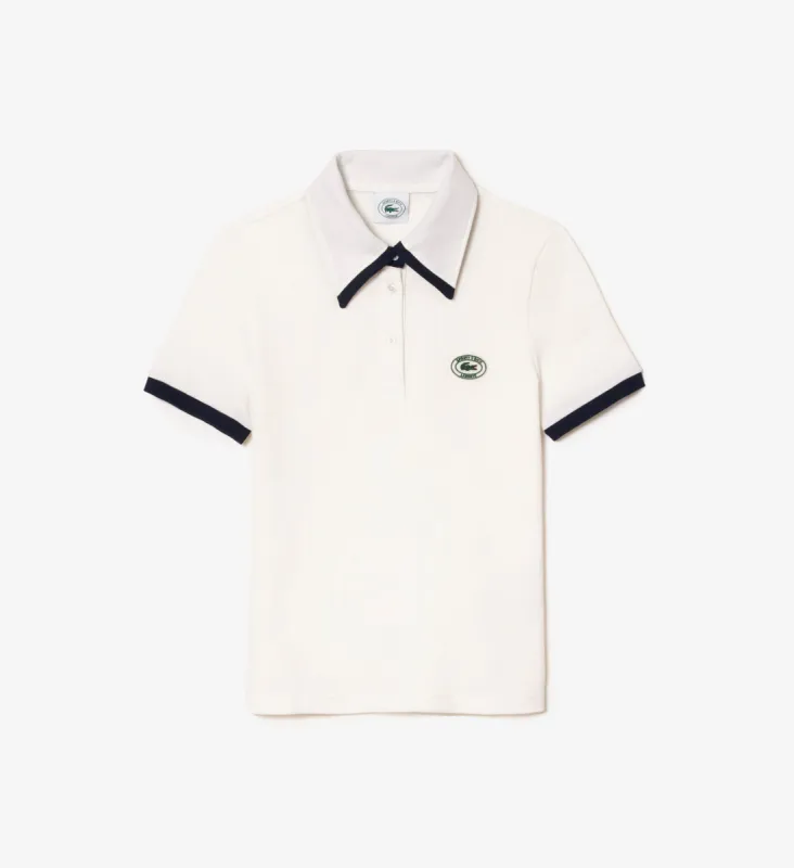 Piqué Polo - Farine/Marine sold by Sporty and Rich