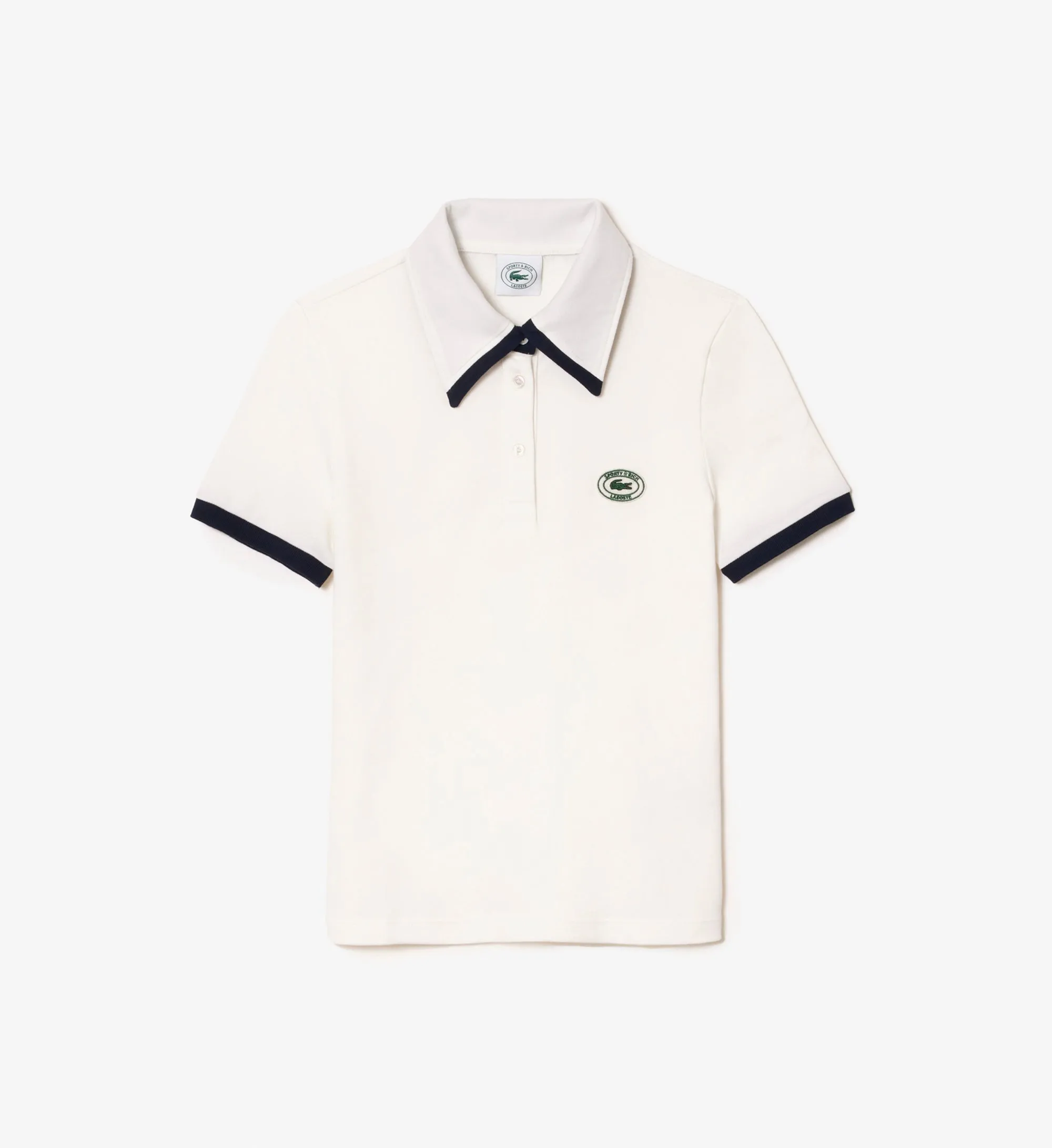 Piqué Polo - Farine/Marine sold by Sporty and Rich