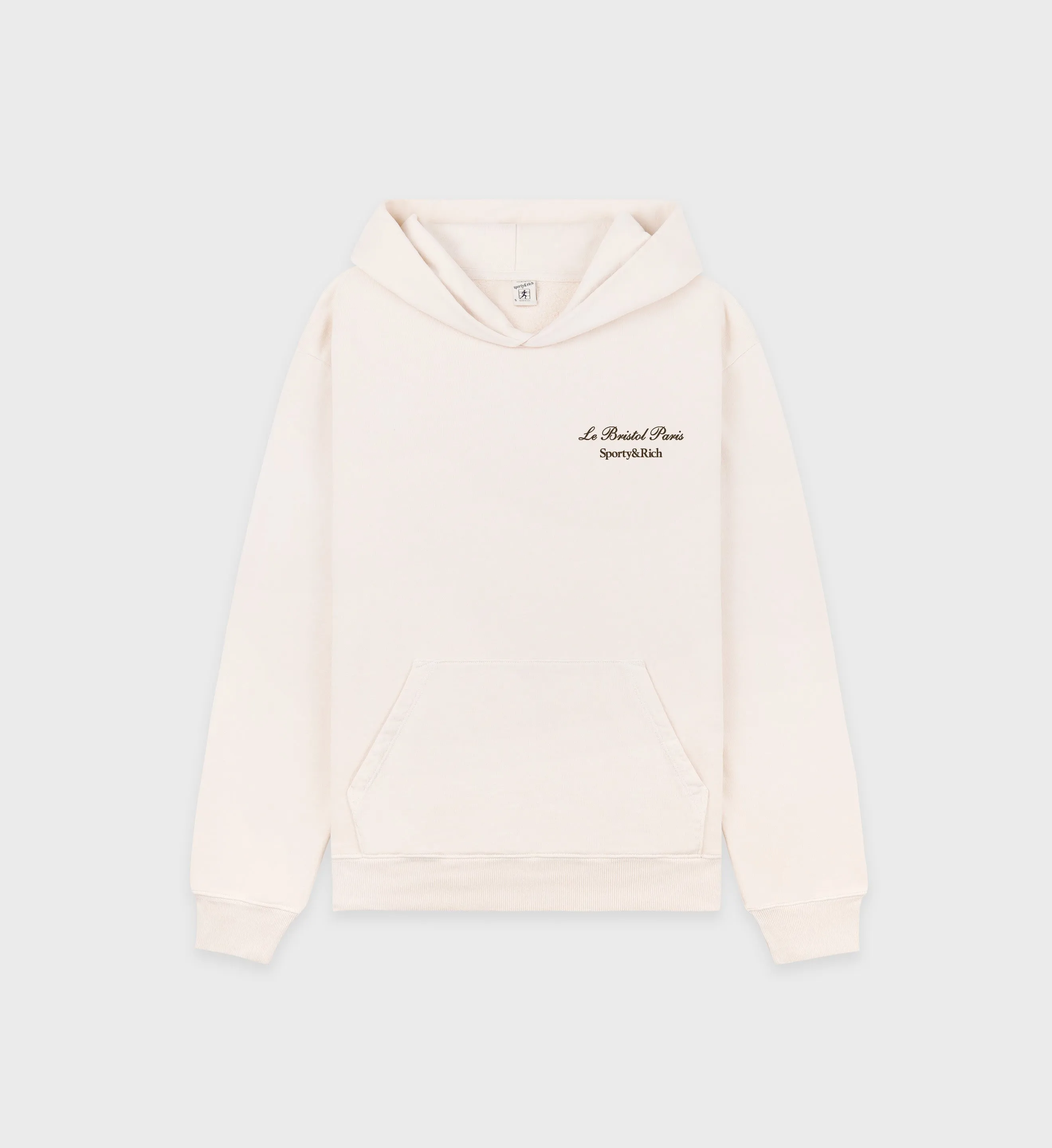 Faubourg Hoodie - Cream/Chocolate sold by Sporty and Rich