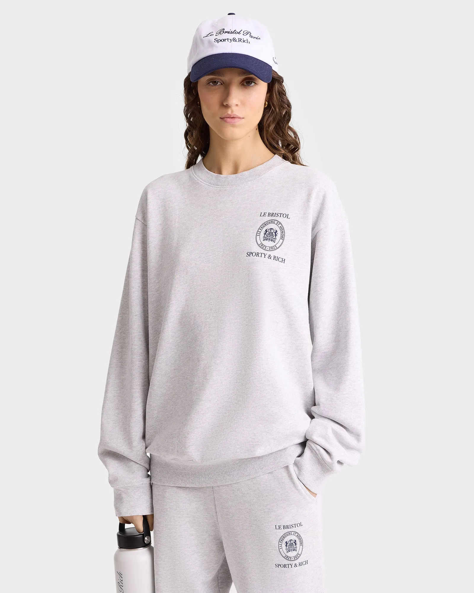 Crest Seal 100th Sweatpant - Heather Gray/Navy sold by Sporty and Rich product image thumbnail 4