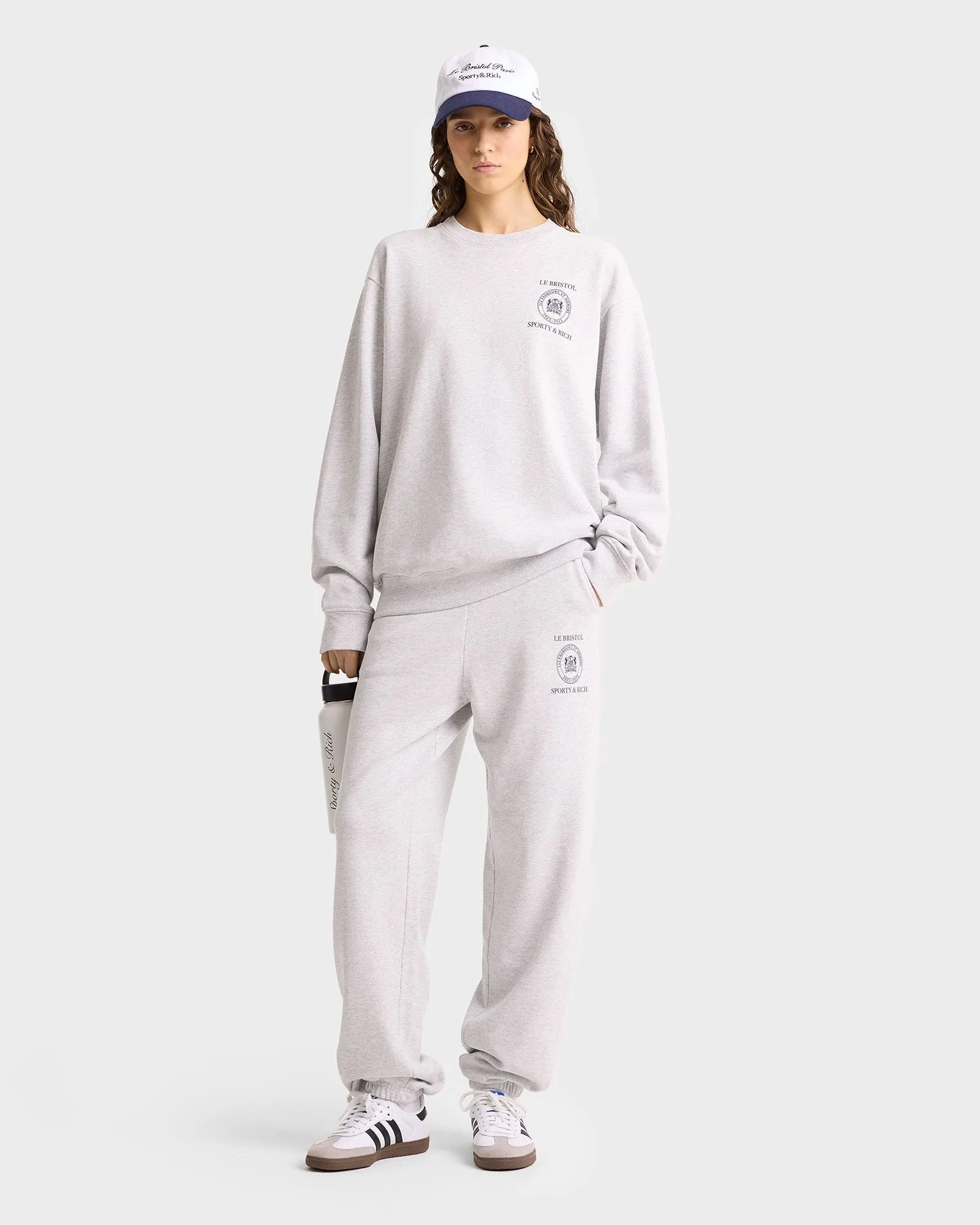 Crest Seal 100th Sweatpant - Heather Gray/Navy sold by Sporty and Rich product image thumbnail 3