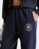 Bristol Crest 100th Sweatpant - Navy/Cream sold by Sporty and Rich