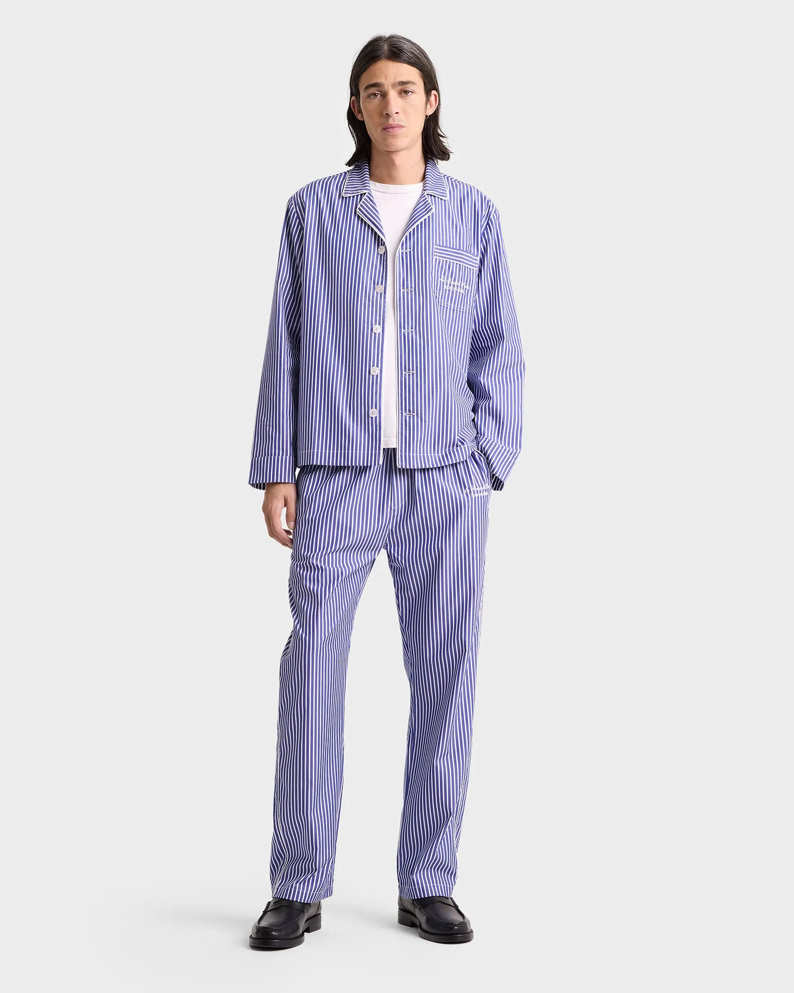 Faubourg Pyjama Bottom - Navy/White sold by Sporty and Rich product image thumbnail 4