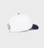 Faubourg Hat - White/Navy sold by Sporty and Rich