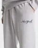New York Sweatpant - Heather Gray/Navy sold by Sporty and Rich