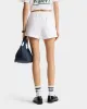 Serif Logo Disco Short - White/Forest sold by Sporty and Rich