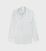 SRC Oversized Shirt - Forest Striped sold by Sporty and Rich
