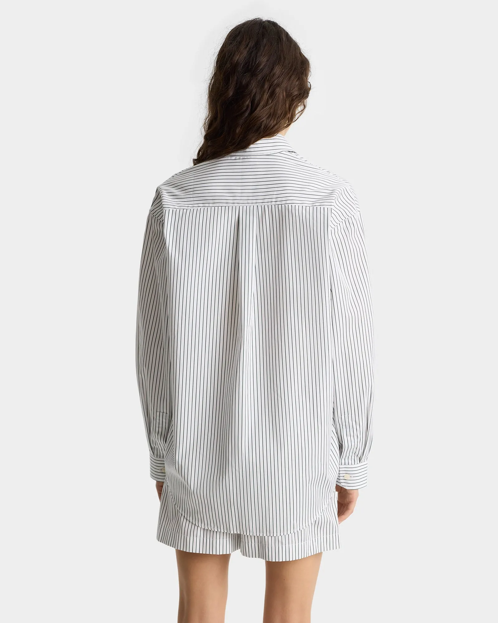 SRC Oversized Shirt - Forest Striped sold by Sporty and Rich product image thumbnail 5