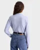 Riding Club Pique Polo - Washed Hydrangea/Navy sold by Sporty and Rich