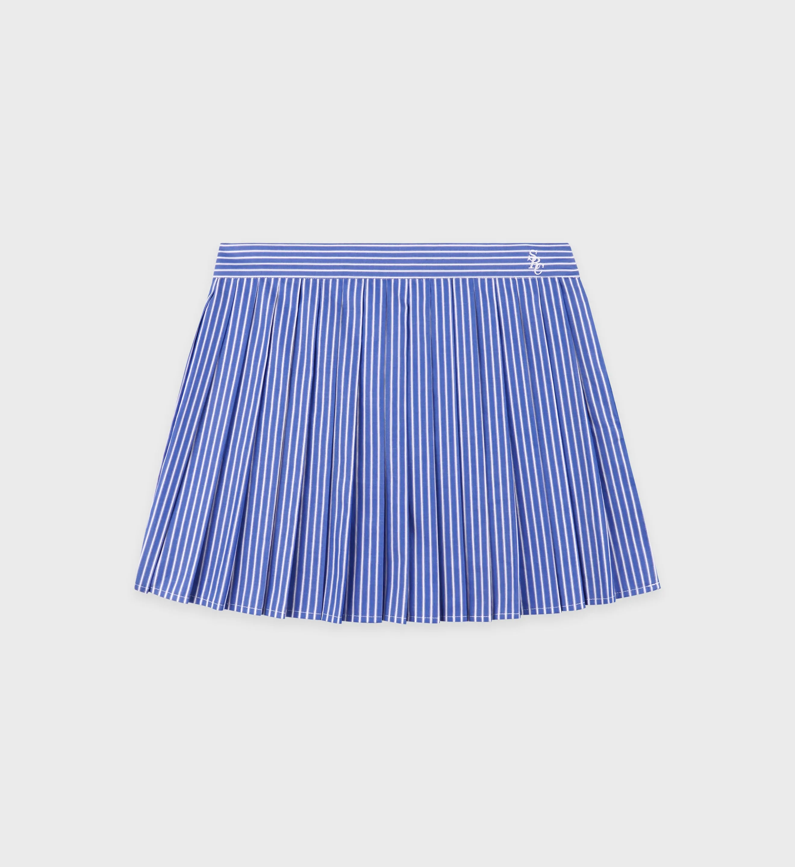 SRC Anae Skirt - Blue Striped sold by Sporty and Rich