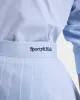 Serif Logo Anae Skirt - Washed Hydrangea/Navy sold by Sporty and Rich