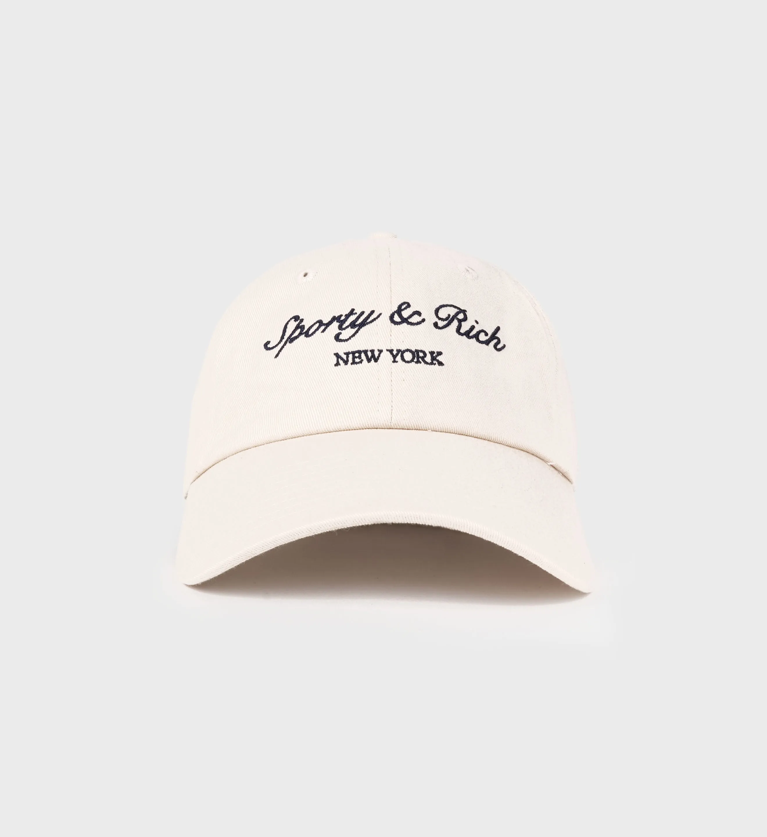Syracuse Hat - Cream/Navy sold by Sporty and Rich