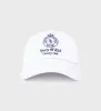 Crown Country Hat - White/Navy sold by Sporty and Rich