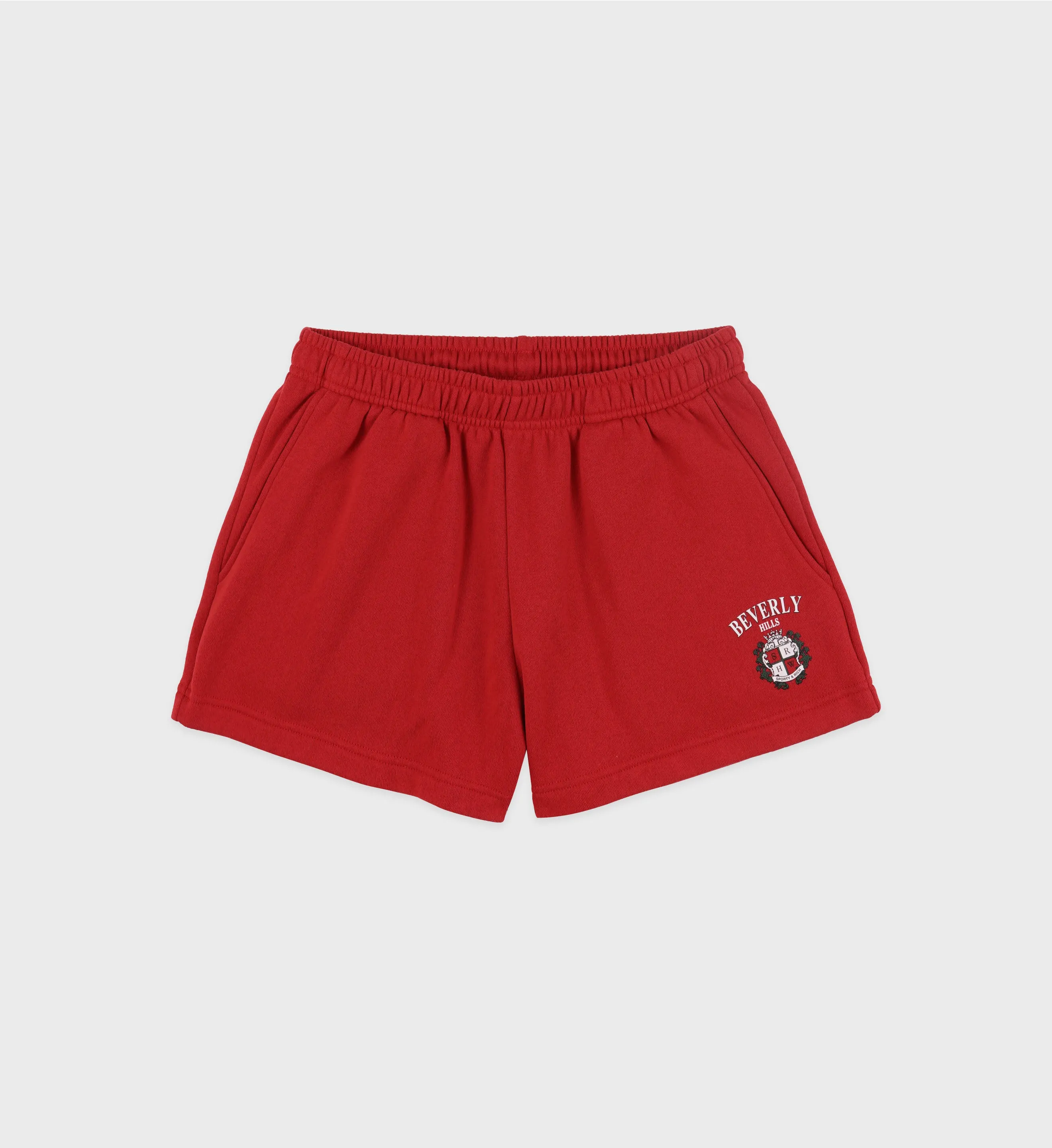 Beverly Hills Crest Soft Disco Short - Ruby sold by Sporty and Rich