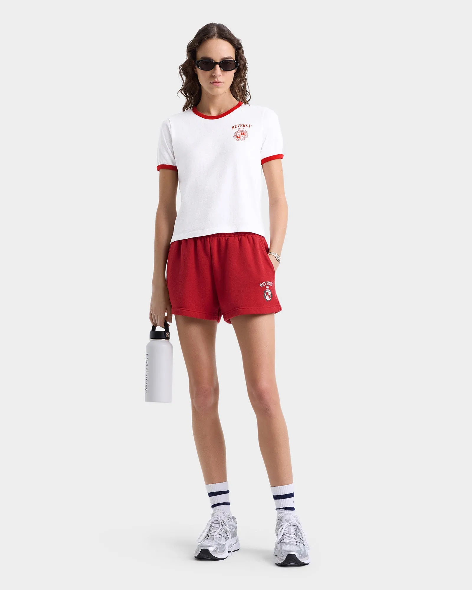 Beverly Hills Crest Soft Disco Short - Ruby sold by Sporty and Rich product image thumbnail 3