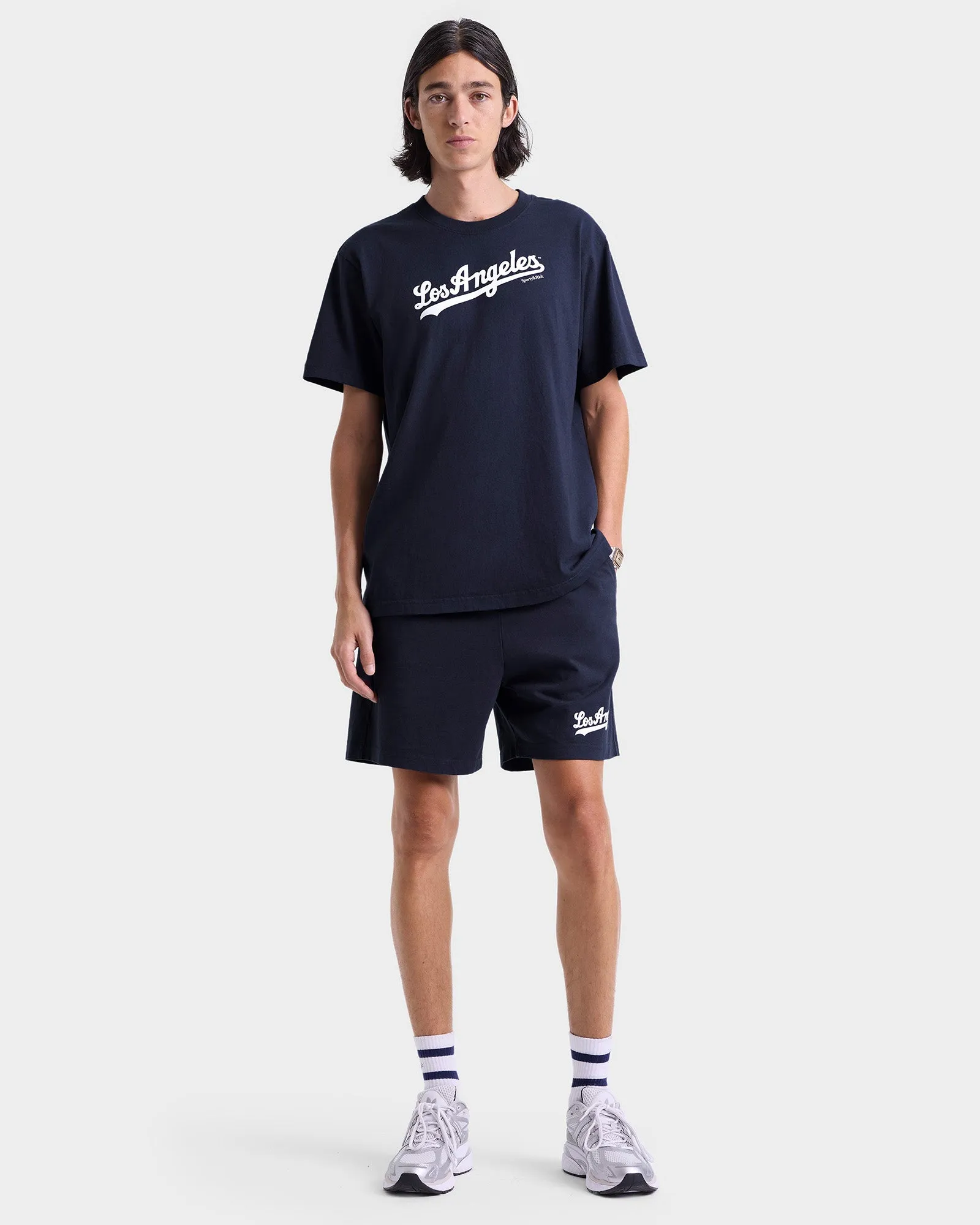 Dodgers T-Shirt - Navy/White sold by Sporty and Rich product image thumbnail 3